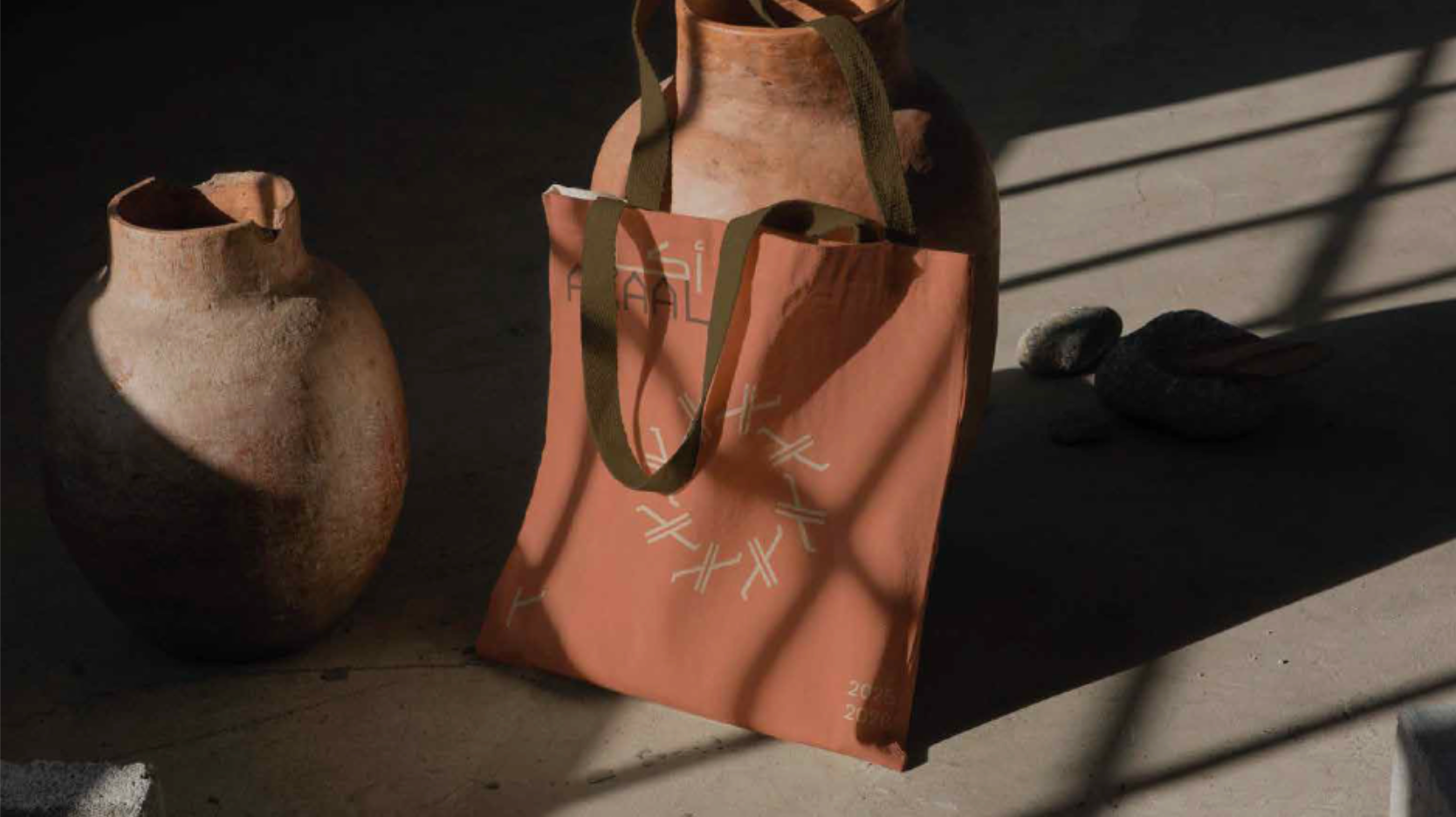 AKAAL Marrakech : identité visuelle appliquée à un tote bag